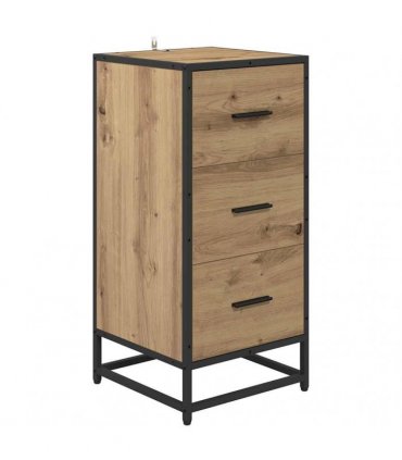 vidaXL Sideboard Artisan Oak 35.5 x 35 x76 cm