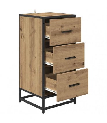 vidaXL Sideboard Artisan Oak 35.5 x 35 x76 cm