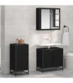vidaXL Sideboard Black Oak 35.5 x 35 x76 cm