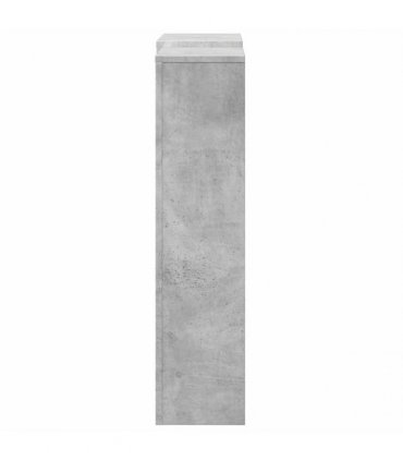 vidaXL Radiator Cover Concrete Grey 205x21.5x83.5 cm Engineered Wood — Size: 205 x 21.5 x 83.5 cm
