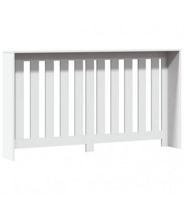 vidaXL Radiator Cover White 149x20x82 cm Engineered Wood — Size: 149 x 20 x 82 cm