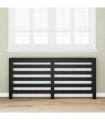 vidaXL Radiator Cover Black Oak 175 x 20 x 82 cm Engineered Wood — V0672052464