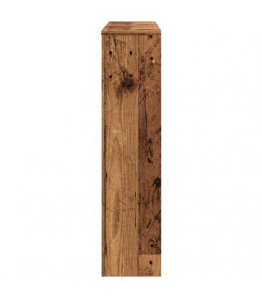 vidaXL Radiator Cover Old Wood 149x20x82 cm Engineered Wood — Size: 149 x 20 x 82 cm