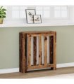 vidaXL Radiator Cover Old Wood 78x20x82 cm Engineered Wood — Size: 78 x 20 x 82 cm