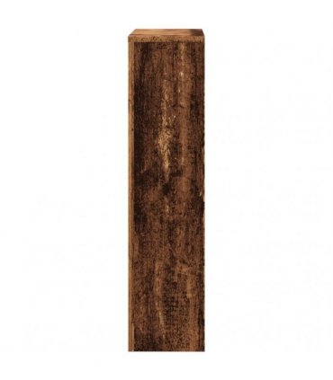 vidaXL Radiator Cover Old Wood 78x20x82 cm Engineered Wood — Size: 78 x 20 x 82 cm