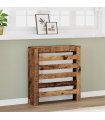 vidaXL Radiator Cover Old Wood 78x20x82 cm Engineered Wood — Size: 78 x 20 x 82 cm — V0672052475