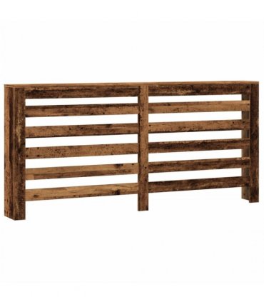 vidaXL Radiator Cover Old Wood 175x20x82 cm Engineered Wood — Size: 175 x 20 x 82 cm — V0672052476