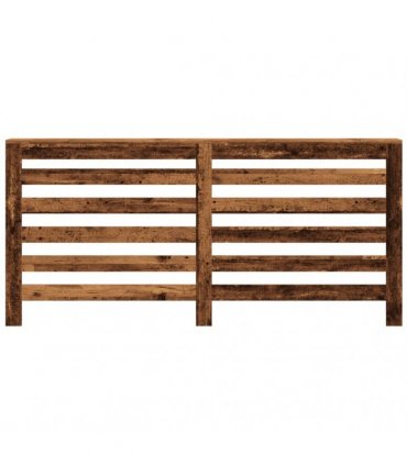 vidaXL Radiator Cover Old Wood 175x20x82 cm Engineered Wood — Size: 175 x 20 x 82 cm — V0672052476