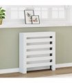 vidaXL Radiator Cover White 78x20x82 cm Engineered Wood — Size: 78 x 20 x 82 cm — V0672052477