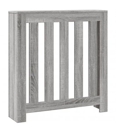 vidaXL Radiator Cover Grey Sonoma 78x20x82 cm Engineered Wood — Size: 78 x 20 x 82 cm — V0672052479