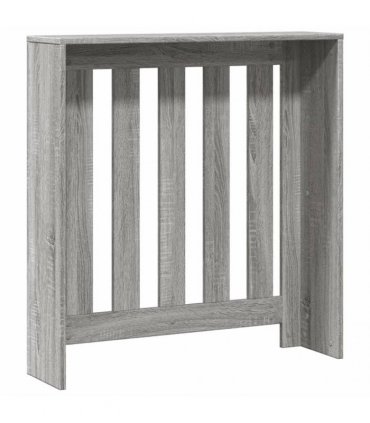 vidaXL Radiator Cover Grey Sonoma 78x20x82 cm Engineered Wood — Size: 78 x 20 x 82 cm — V0672052479