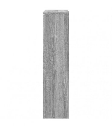 vidaXL Radiator Cover Grey Sonoma 78x20x82 cm Engineered Wood — Size: 78 x 20 x 82 cm — V0672052479