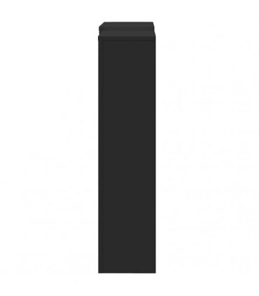vidaXL Radiator Cover Black 205x21.5x83.5 cm Engineered Wood — Size: 205 x 21.5 x 83.5 cm — V0672052480