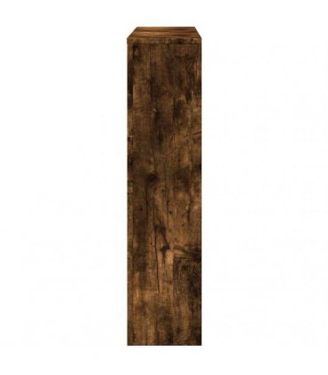 vidaXL Radiator Cover Smoked Oak 149x20x82 cm Engineered Wood — Size: 149 x 20 x 82 cm — V0672052482