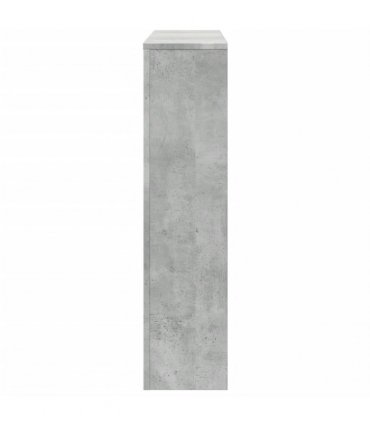 vidaXL Radiator Cover Concrete Grey 149x20x82 cm Engineered Wood — Size: 149 x 20 x 82 cm — V0672052483