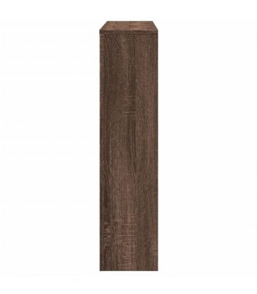 vidaXL Radiator Cover Brown Oak 149x20x82 cm Engineered Wood — Size: 149 x 20 x 82 cm