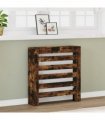 vidaXL Radiator Cover Smoked Oak 78x20x82 cm Engineered Wood — Size: 78 x 20 x 82 cm — V0672052485