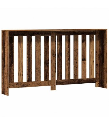 vidaXL Radiator Cover Old Wood 149x20x82 cm Engineered Wood — Size: 149 x 20 x 82 cm — V0672052486