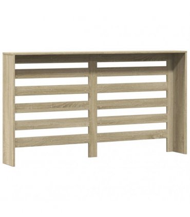 vidaXL Radiator Cover Sonoma Oak 149x20x82 cm Engineered Wood — Size: 149 x 20 x 82 cm — V0672052488
