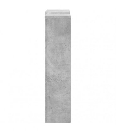 vidaXL Radiator Cover Concrete Grey 205x21.5x83.5 cm Engineered Wood — Size: 205 x 21.5 x 83.5 cm — V0672052490