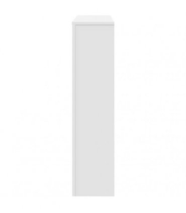 vidaXL Radiator Cover White 175x20x82 cm Engineered Wood — Size: 175 x 20 x 82 cm — V0672052492