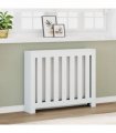 vidaXL Radiator Cover White 104x20x82 cm Engineered Wood — Size: 104 x 20 x 82 cm — V0672052493
