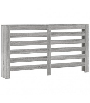 vidaXL Radiator Cover Grey Sonoma 149x20x82 cm Engineered Wood — Size: 149 x 20 x 82 cm — V0672052494