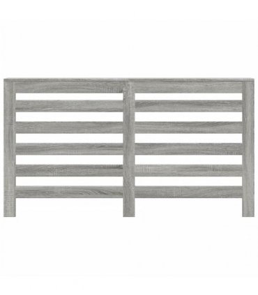vidaXL Radiator Cover Grey Sonoma 149x20x82 cm Engineered Wood — Size: 149 x 20 x 82 cm — V0672052494