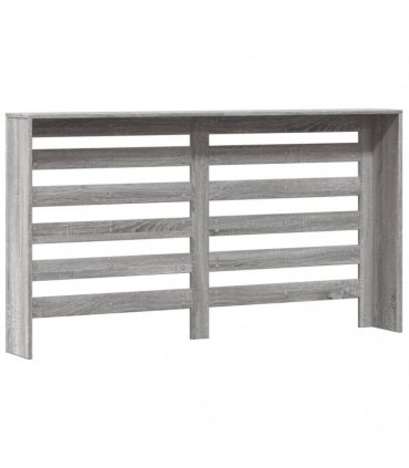vidaXL Radiator Cover Grey Sonoma 149x20x82 cm Engineered Wood — Size: 149 x 20 x 82 cm — V0672052494