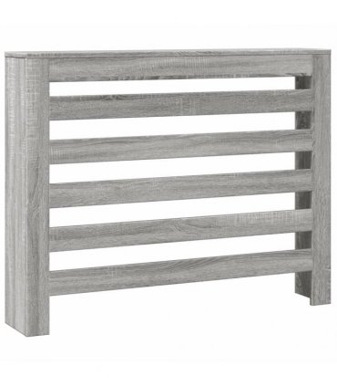 vidaXL Radiator Cover Grey Sonoma 104x20x82 cm Engineered Wood — Size: 104 x 20 x 82 cm — V0672052495