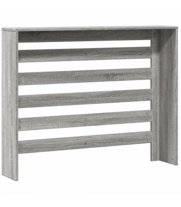 vidaXL Radiator Cover Grey Sonoma 104x20x82 cm Engineered Wood — Size: 104 x 20 x 82 cm — V0672052495