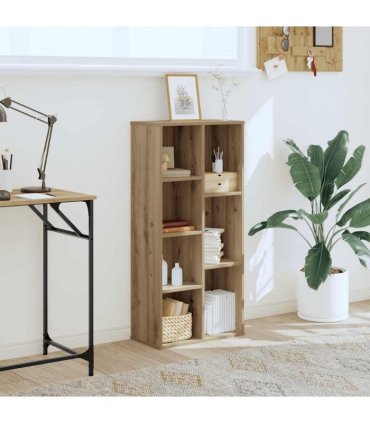 vidaXL Bookcase Artisian Oak 50x25x105 cm Engineered Wood