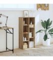vidaXL Bookcase Artisian Oak 50x25x105 cm Engineered Wood