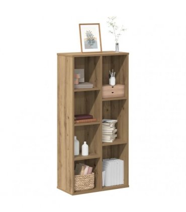 vidaXL Bookcase Artisian Oak 50x25x105 cm Engineered Wood