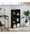 vidaXL Bookcase Black Oak 50 x 25 x 102 cm