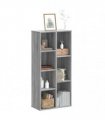 vidaXL Bookcase Grey Sonoma 50x25x105 cm Engineered Wood