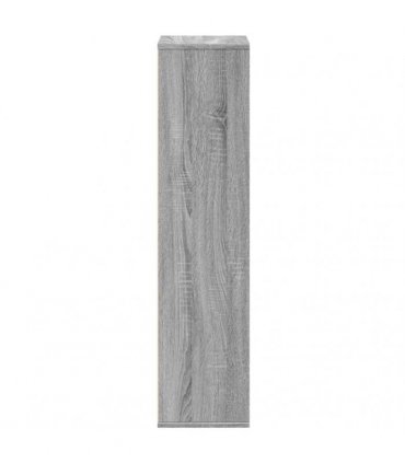 vidaXL Bookcase Grey Sonoma 50x25x105 cm Engineered Wood