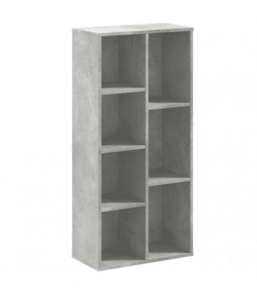 vidaXL Bookcase Concrete Grey 50x25x105 cm Engineered Wood