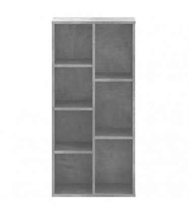 vidaXL Bookcase Concrete Grey 50x25x105 cm Engineered Wood