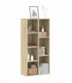 vidaXL Bookcase Sonoma Oak 50x25x105 cm Engineered Wood