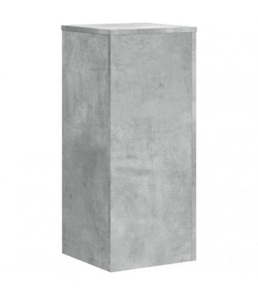 vidaXL Plant Stands 2 pcs Concrete Grey 30x30x70 cm Engineered wood — Size: 30 x 30 x 70 cm