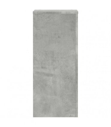 vidaXL Plant Stands 2 pcs Concrete Grey 30x30x70 cm Engineered wood — Size: 30 x 30 x 70 cm