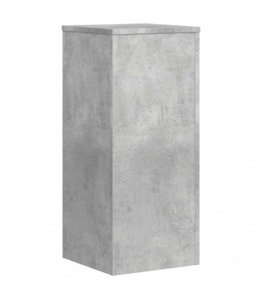 vidaXL Plant Stands 2 pcs Concrete Grey 30x30x70 cm Engineered wood — Size: 30 x 30 x 70 cm