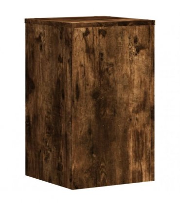 vidaXL Plant Stands 2 pcs Smoked Oak 30x30x50 cm Engineered wood — Size: 30 x 30 x 50 cm