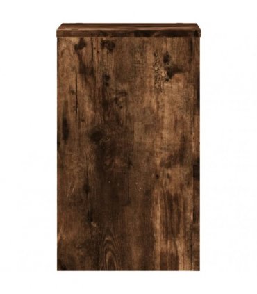 vidaXL Plant Stands 2 pcs Smoked Oak 30x30x50 cm Engineered wood — Size: 30 x 30 x 50 cm