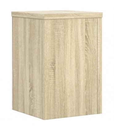 vidaXL Plant Stands 2 pcs Sonoma Oak 25x25x35 cm Engineered Wood — Size: 25 x 25 x 35 cm