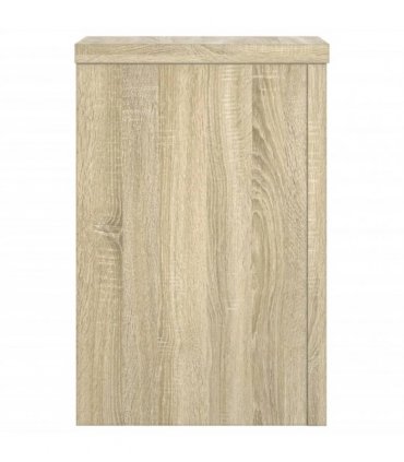 vidaXL Plant Stands 2 pcs Sonoma Oak 25x25x35 cm Engineered Wood — Size: 25 x 25 x 35 cm