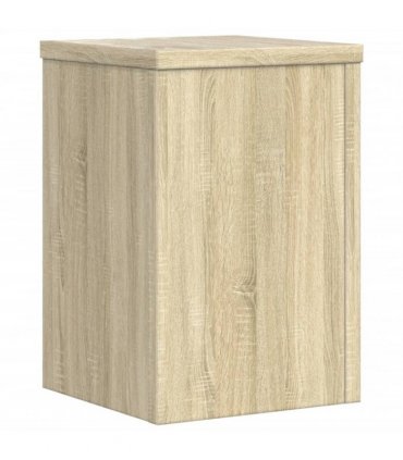 vidaXL Plant Stands 2 pcs Sonoma Oak 25x25x35 cm Engineered Wood — Size: 25 x 25 x 35 cm