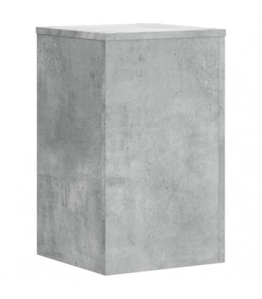 vidaXL Plant Stands 2 pcs Concrete Grey 30x30x50 cm Engineered wood — Size: 30 x 30 x 50 cm