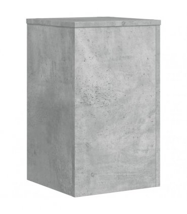 vidaXL Plant Stands 2 pcs Concrete Grey 30x30x50 cm Engineered wood — Size: 30 x 30 x 50 cm
